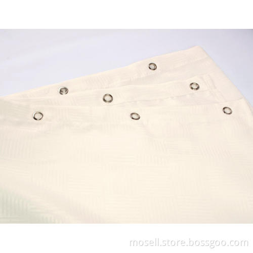 Pure Polyester Jacquard Fabric Waterproof Shower Curtain​
